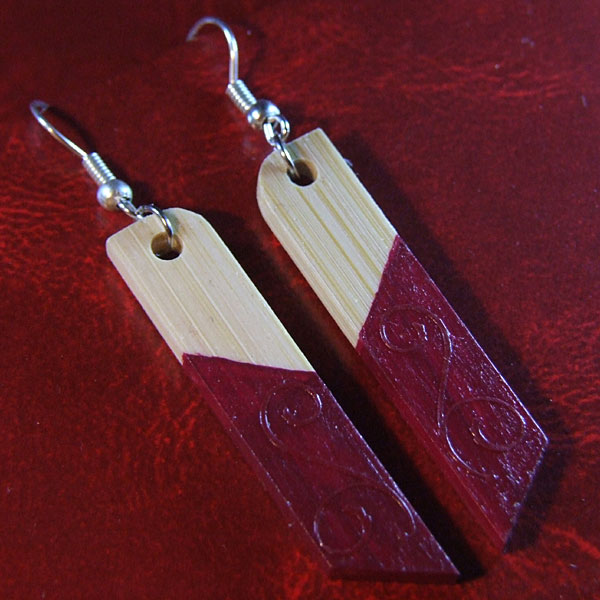 Bamboo earrings