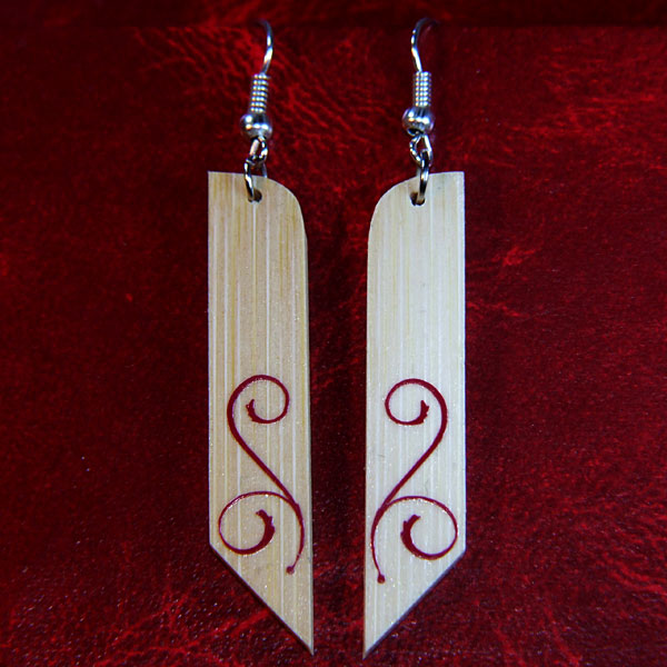 Bamboo earrings